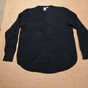 Gap Ladies' Cotton Sweater, Black, Size M.   BF